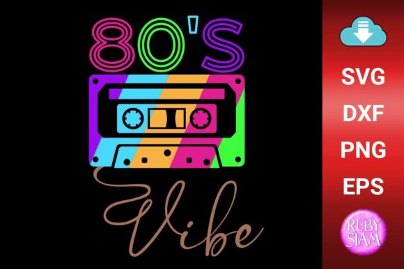 80s Vibe Svg, 80s Vintage