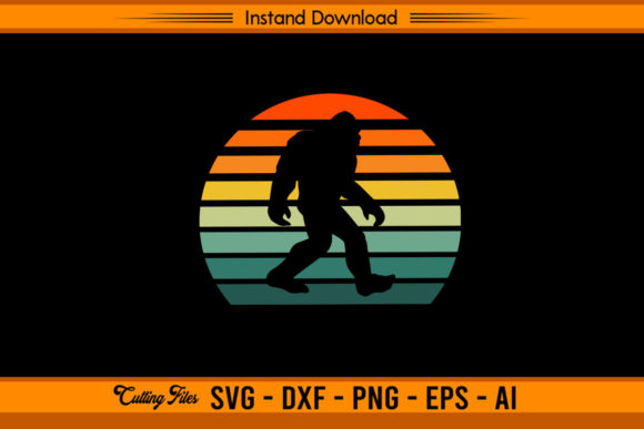 Vintage Retro Bigfoot