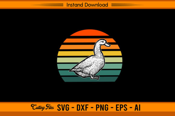 Vintage Retro Goose