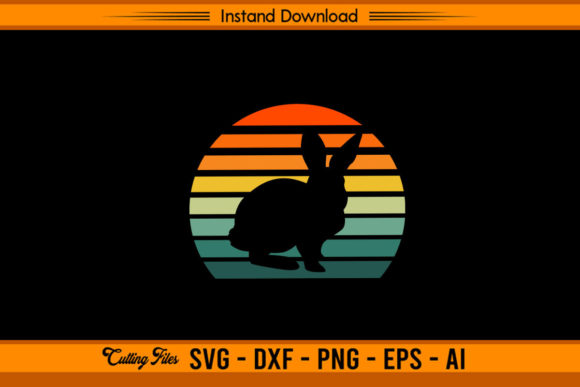 Vintage Retro Rabbit